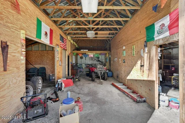 a view of storage and utility room