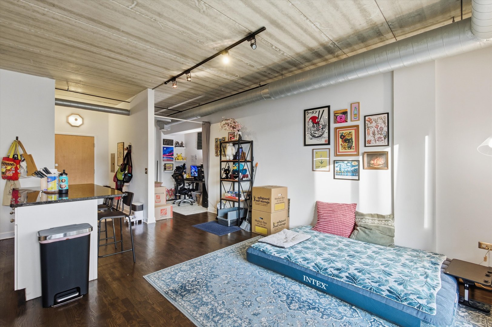 1440 South Michigan Avenue, Unit 415 Chicago, IL 60605 - Photo 3 of 18 a living room with hard wood flooring