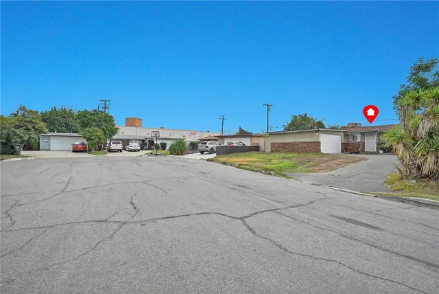 a view of street with cars