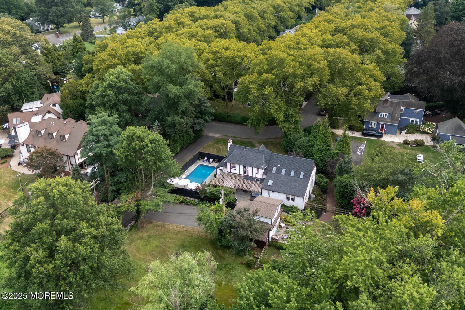 21 Buttonwood Drive Shrewsbury, NJ 07702 - Photo 71 of 86 an aerial view of a house with a yard