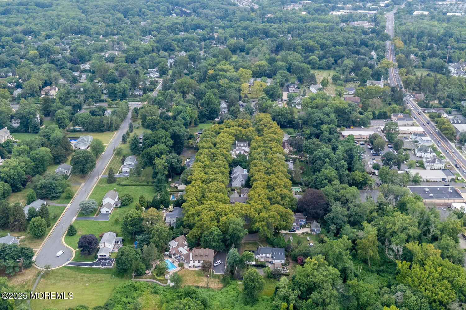 21 Buttonwood Drive Shrewsbury, NJ 07702 - Photo 73 of 86 an aerial view of residential houses with outdoor space and trees