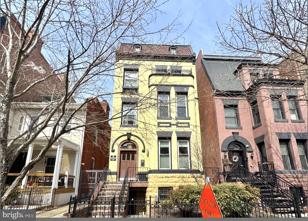 1451 Harvard Street Northwest, Unit 1 Washington, DC 20009 - Photo 24 of 24 a front view of a building
