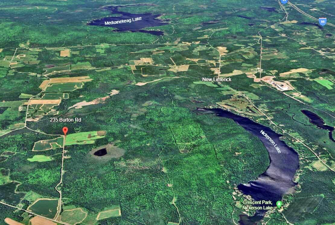 235 Burton Road Linneus, ME 04730 - Photo 88 of 105 linneus-me-location-map