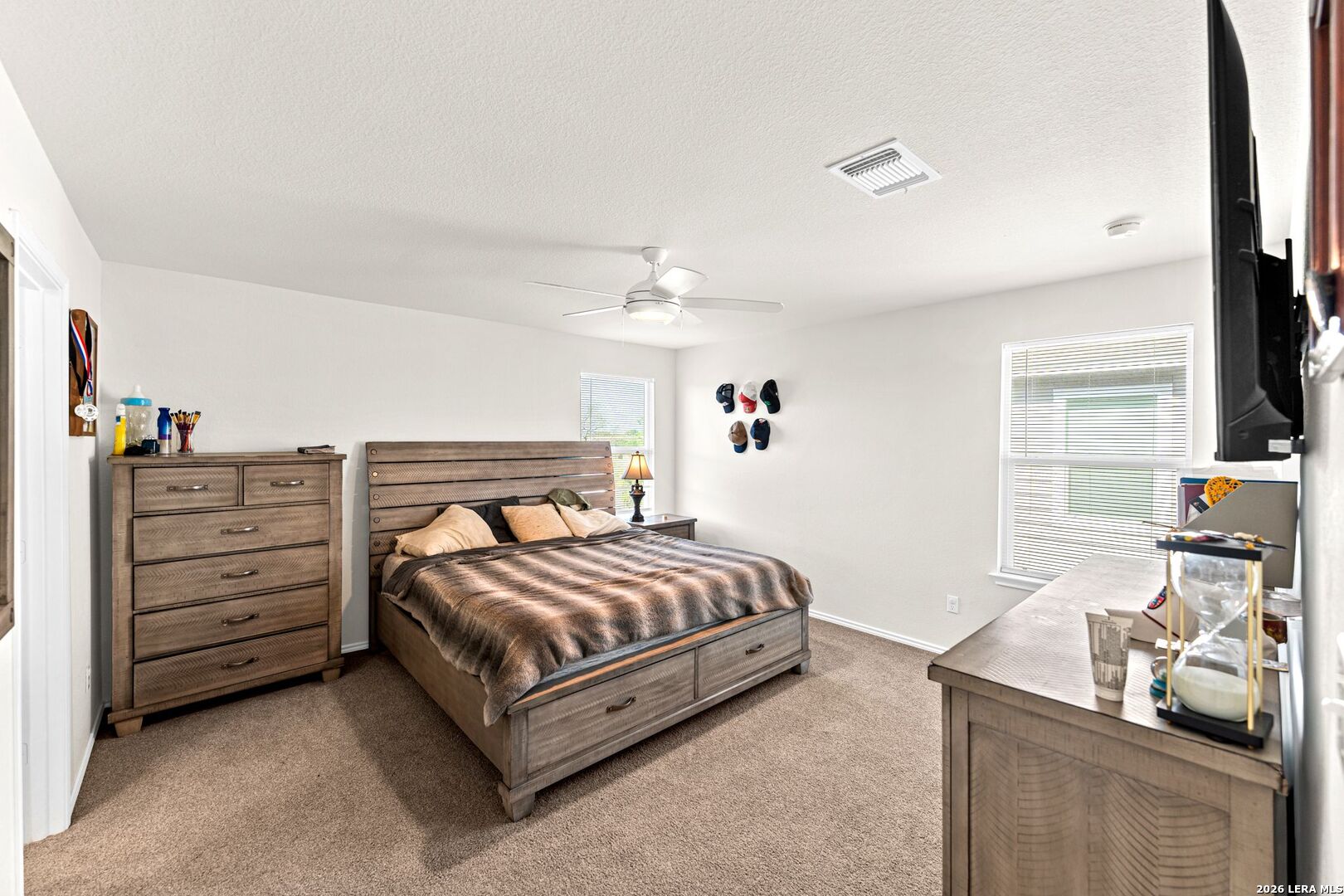 1029 Santiam Street Georgetown, TX 78626 - Photo 25 of 37 a bedroom with a bed and furniture