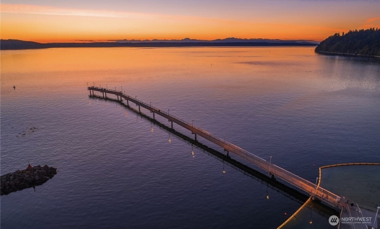22532 6th Avenue South, Unit A2 Seattle, WA 98198 - Photo 29 of 35 a view of an ocean with mountain view