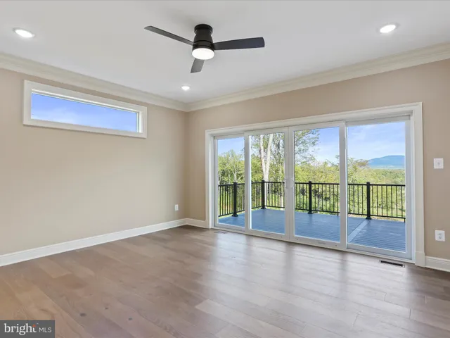 a view of an empty room