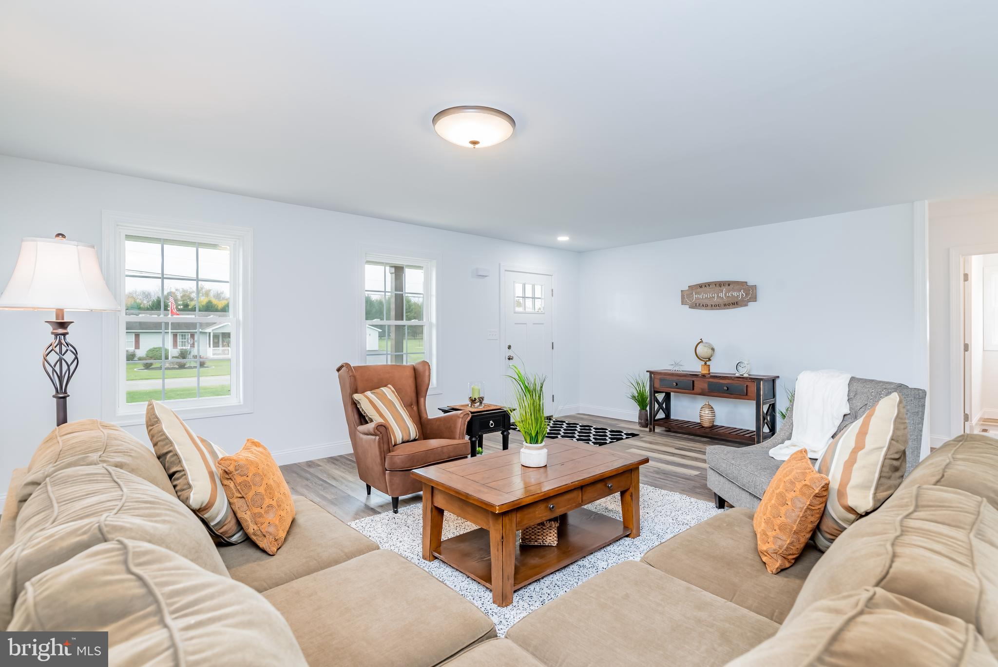 Spacious living room for any size gatherings
