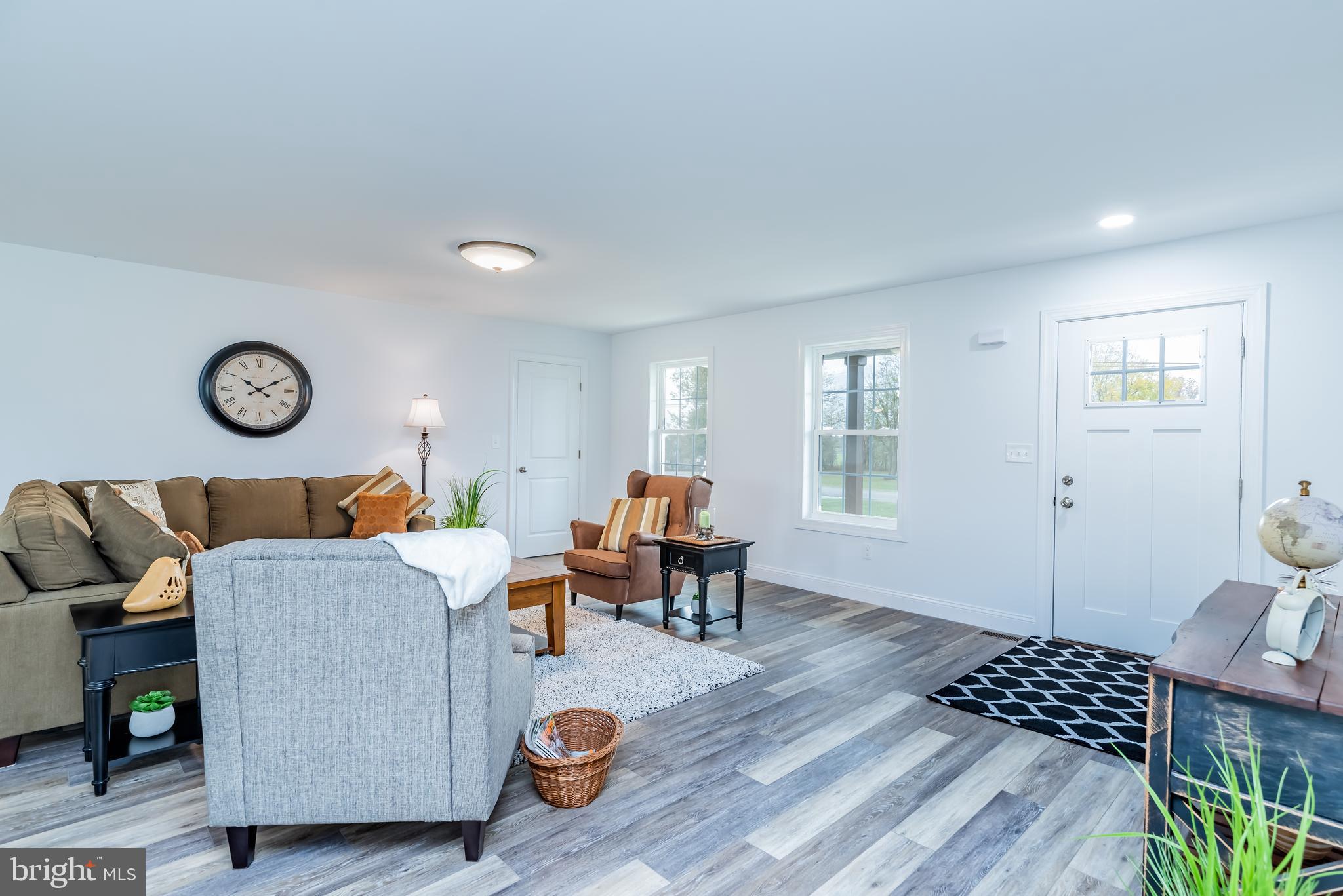 Stylish plank flooring