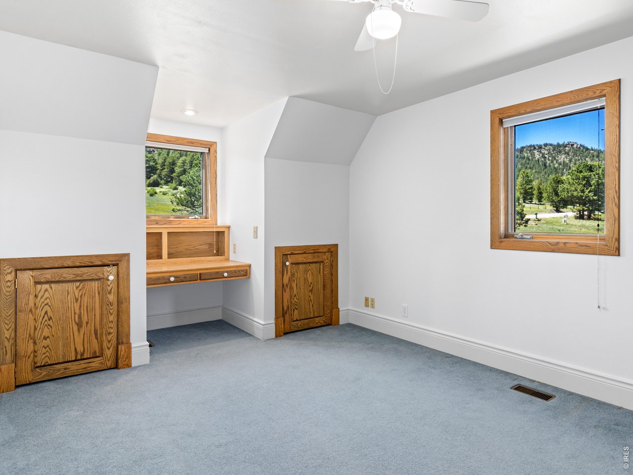 2180 Devils Gulch Road Estes Park, CO 80517 - Photo 28 of 40 Bedroom 2 of 3, with built-in desk