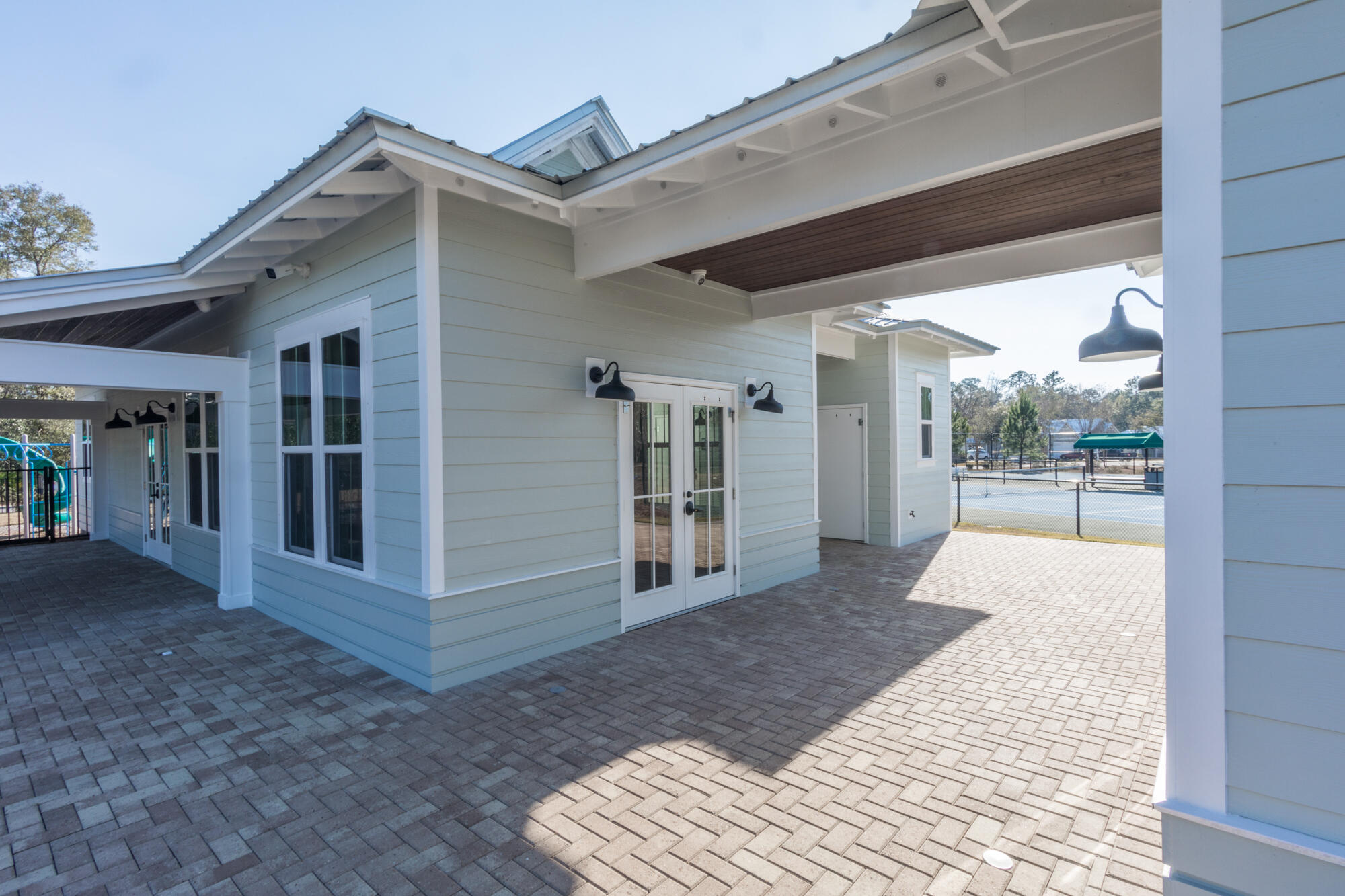 190 Bear Creek Boulevard Freeport, FL 32439 - Photo 69 of 85 a view of a porch with a floor to ceiling window