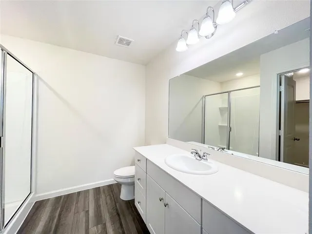 an empty room with a natural light