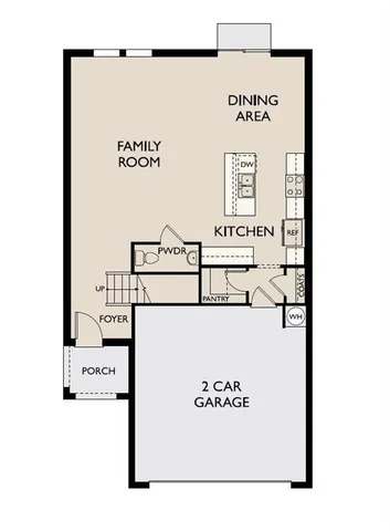 a house is sitting in middle of the grass