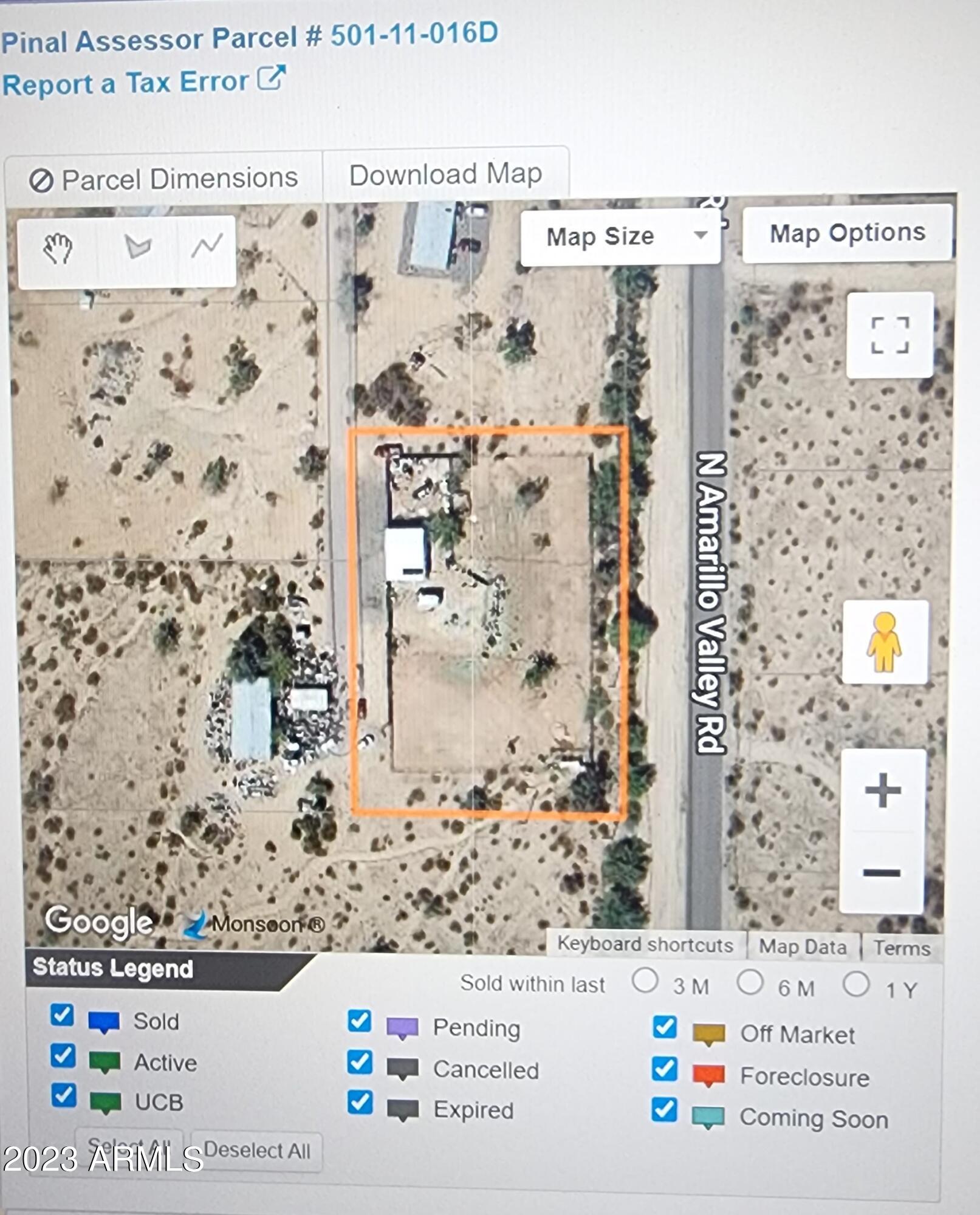 0 North Starview Road, Unit 48 Maricopa, AZ 85139 - Photo 47 of 47 Monsoon Photo of Lot Lines