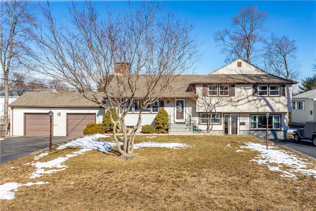 187 Dix Road Wethersfield, CT 06109 - Photo 1 of 1 A welcoming view of this comtemporary split level home.
