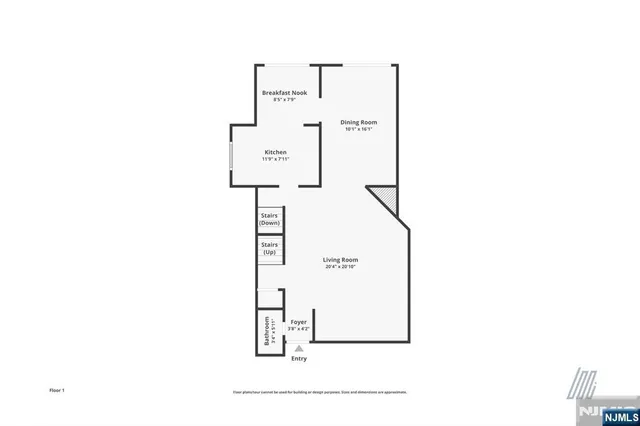 a picture of a floor plan