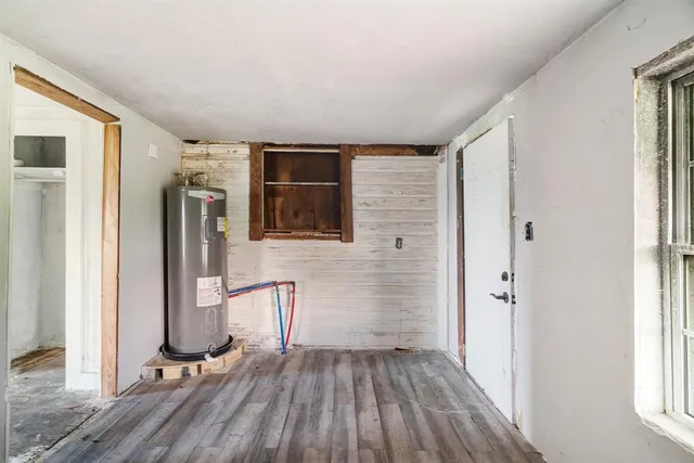 wooden floor in an empty room