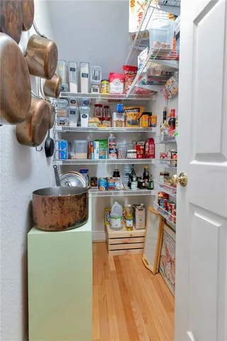 a room with storage and utility