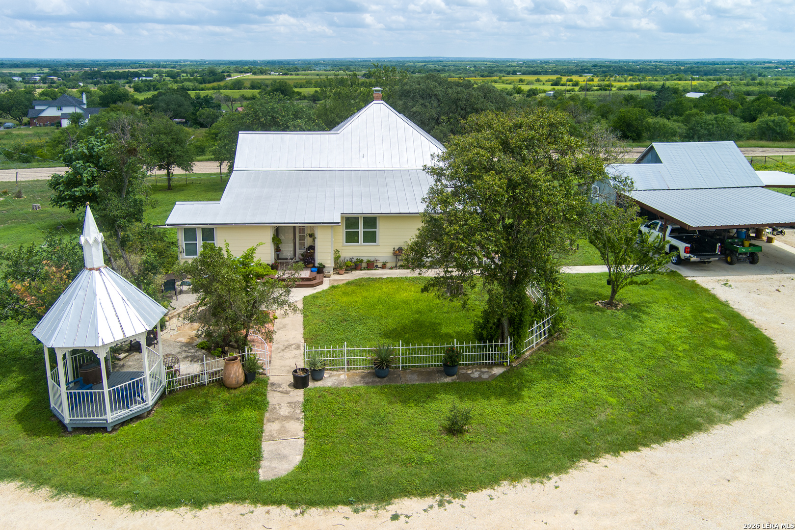 4515 Stapper Road St. Hedwig, TX 78152 - Photo 51 of 64 an aerial view of a house