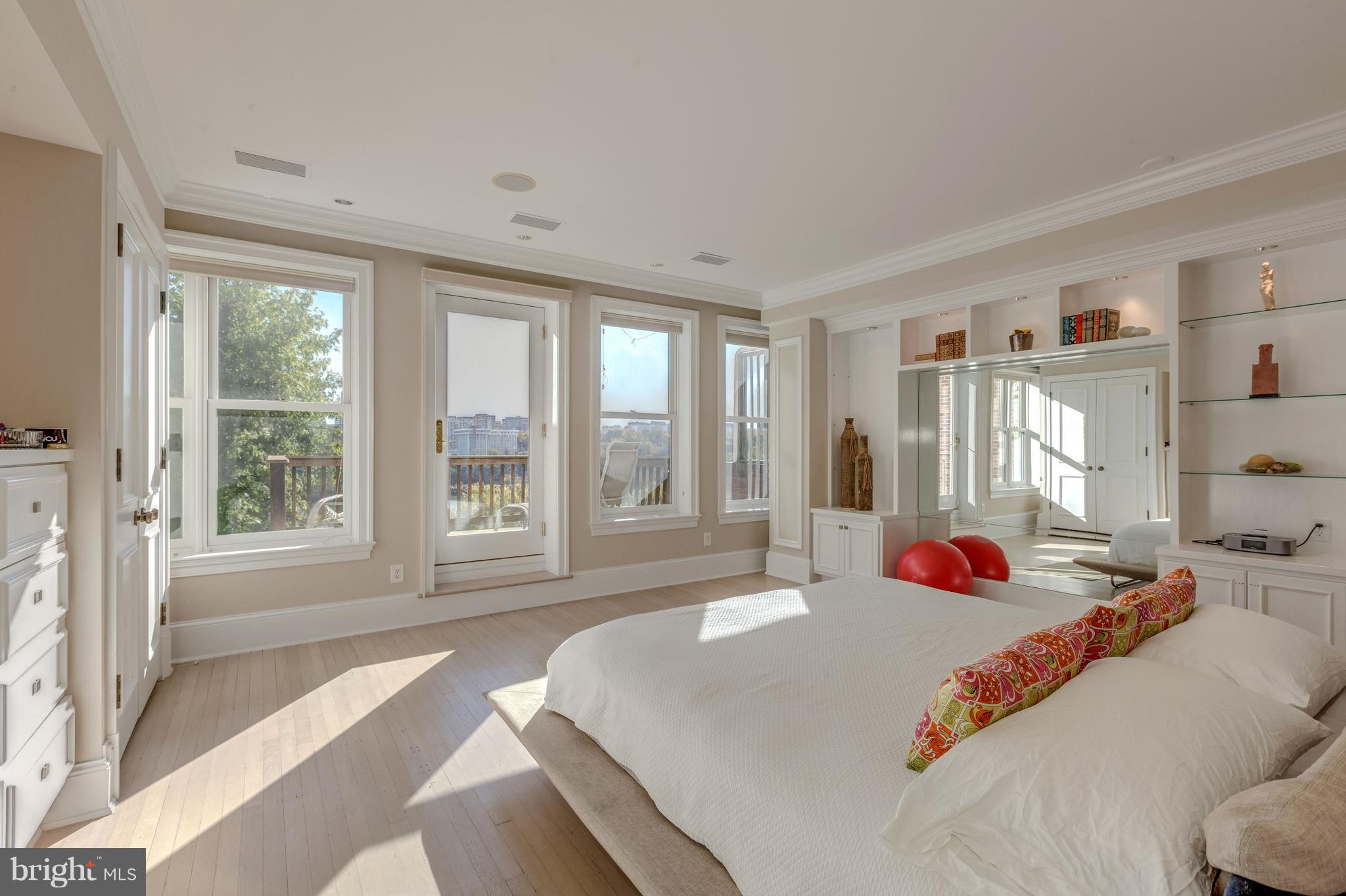 3620 Prospect Street Northwest Washington, DC 20007 - Photo 15 of 23 Master Bedroom with Water views