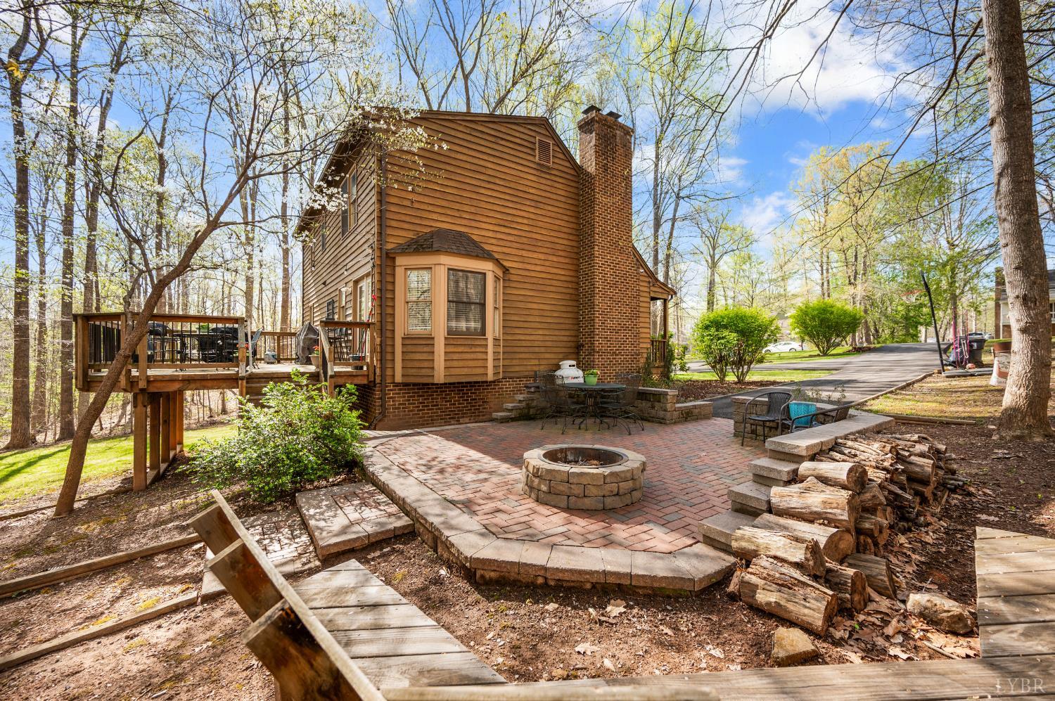 167 Regal Oaks Way Amherst, VA 24521 - Photo 30 of 45 Wonderful outdoor entertaining areas and firepit.