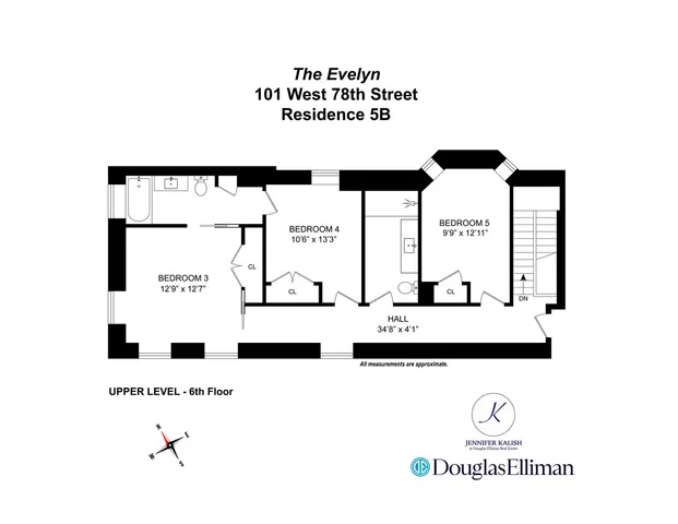 $8,995,000 | 101 West 78th Street, Unit 5B | Upper West Side