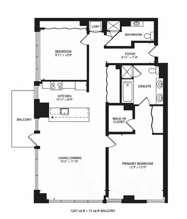 $4,300 | 565 West Quincy Street, Unit 1709, Chicago, IL 60661