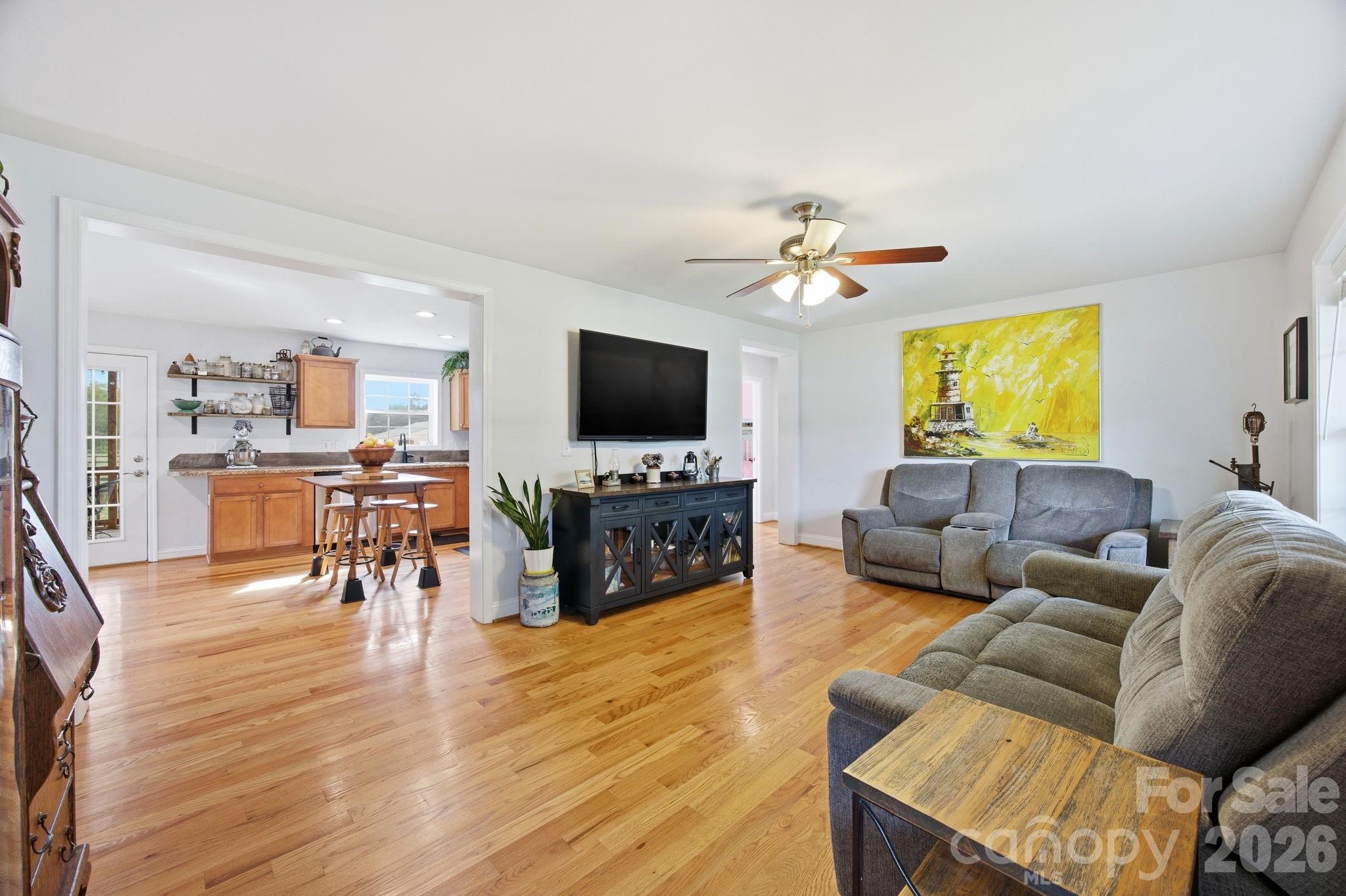 3480 Skyline Road Rock Hill, SC 29730 - Photo 9 of 40 a living room with furniture and a flat screen tv