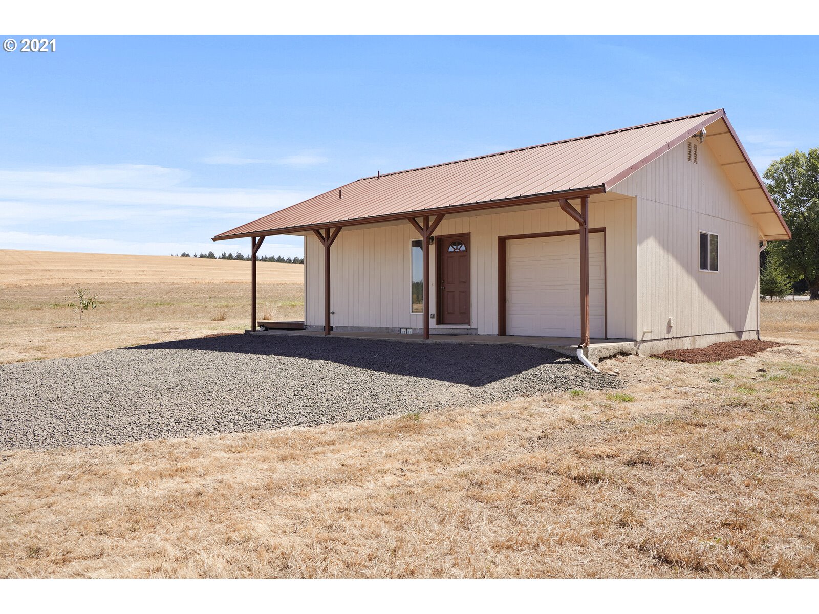 9310 Harmony Road Sheridan, OR 97378 - Photo 14 of 32 a view of a house with a yard