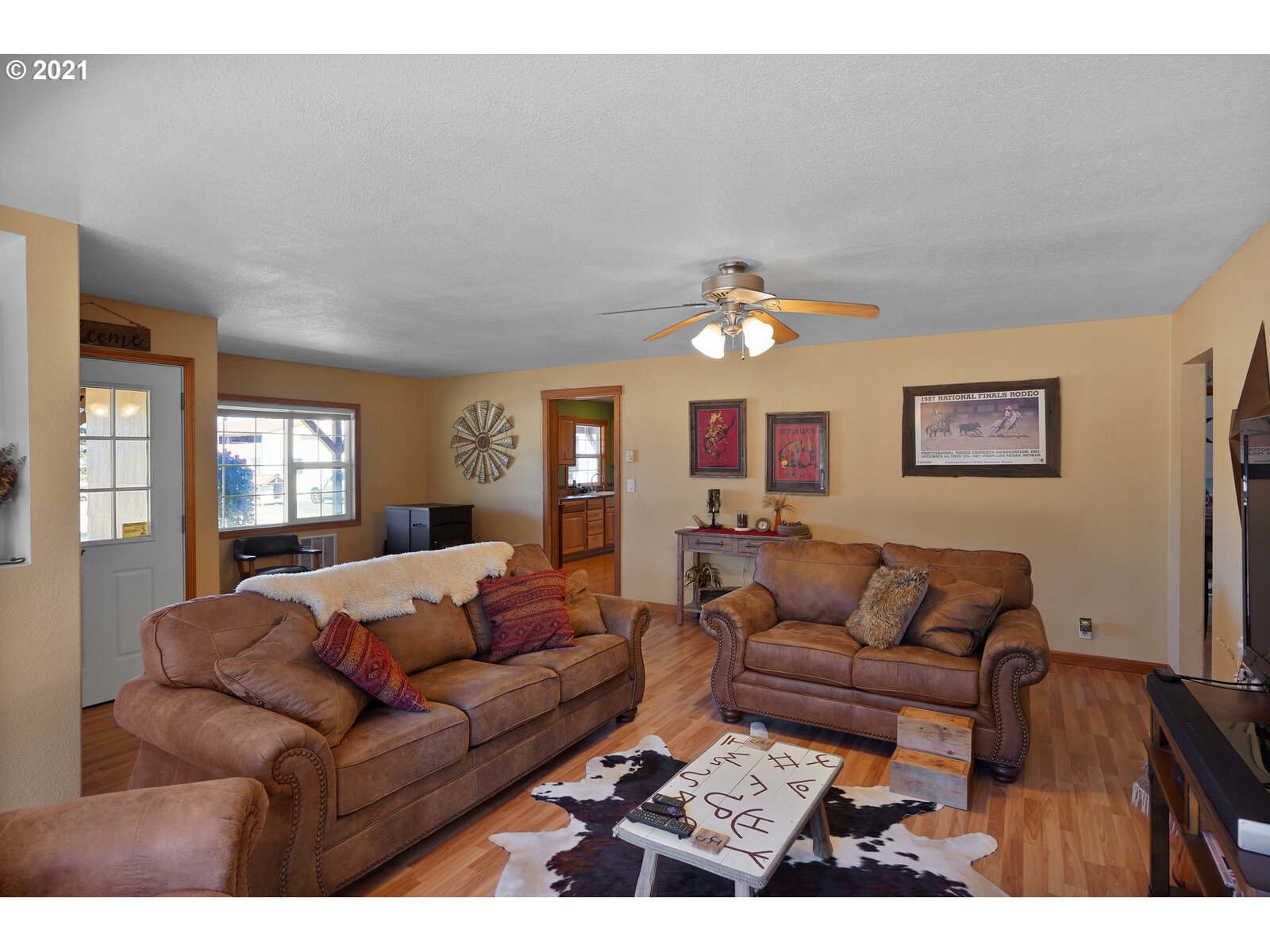 9310 Harmony Road Sheridan, OR 97378 - Photo 22 of 32 a living room with furniture and a large window