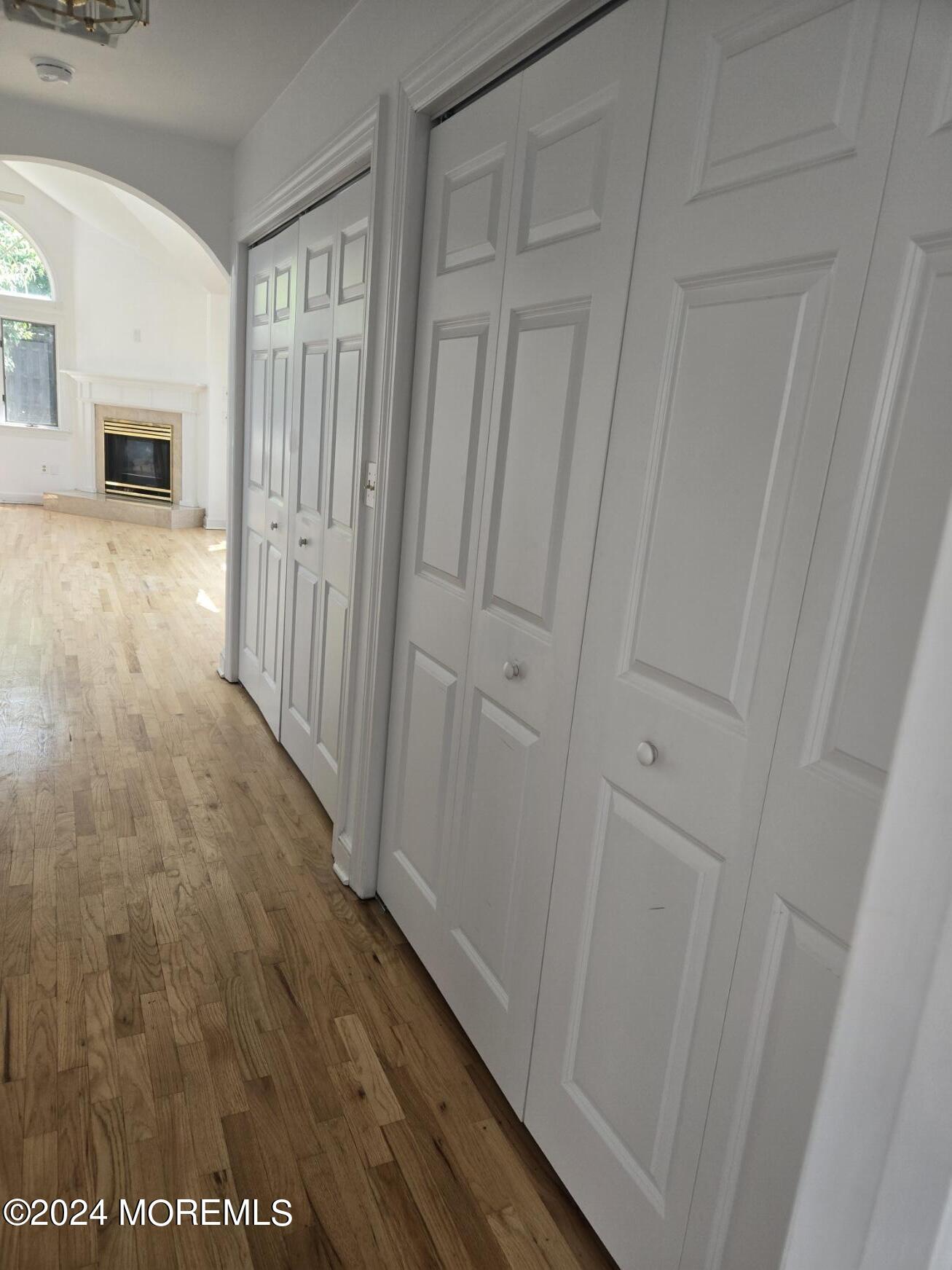 33 Reckless Place, Unit 1 Red Bank, NJ 07701 - Photo 3 of 12 WALL of closets, looking into living-fam