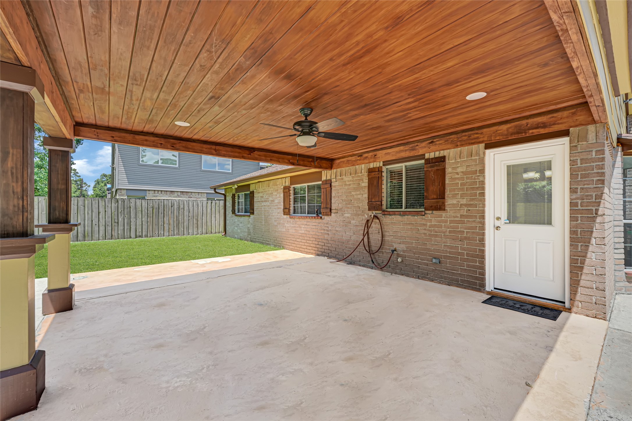 4806 Hickorygate Drive Spring, TX 77373 - Photo 3 of 21 Custom matching back patio.
