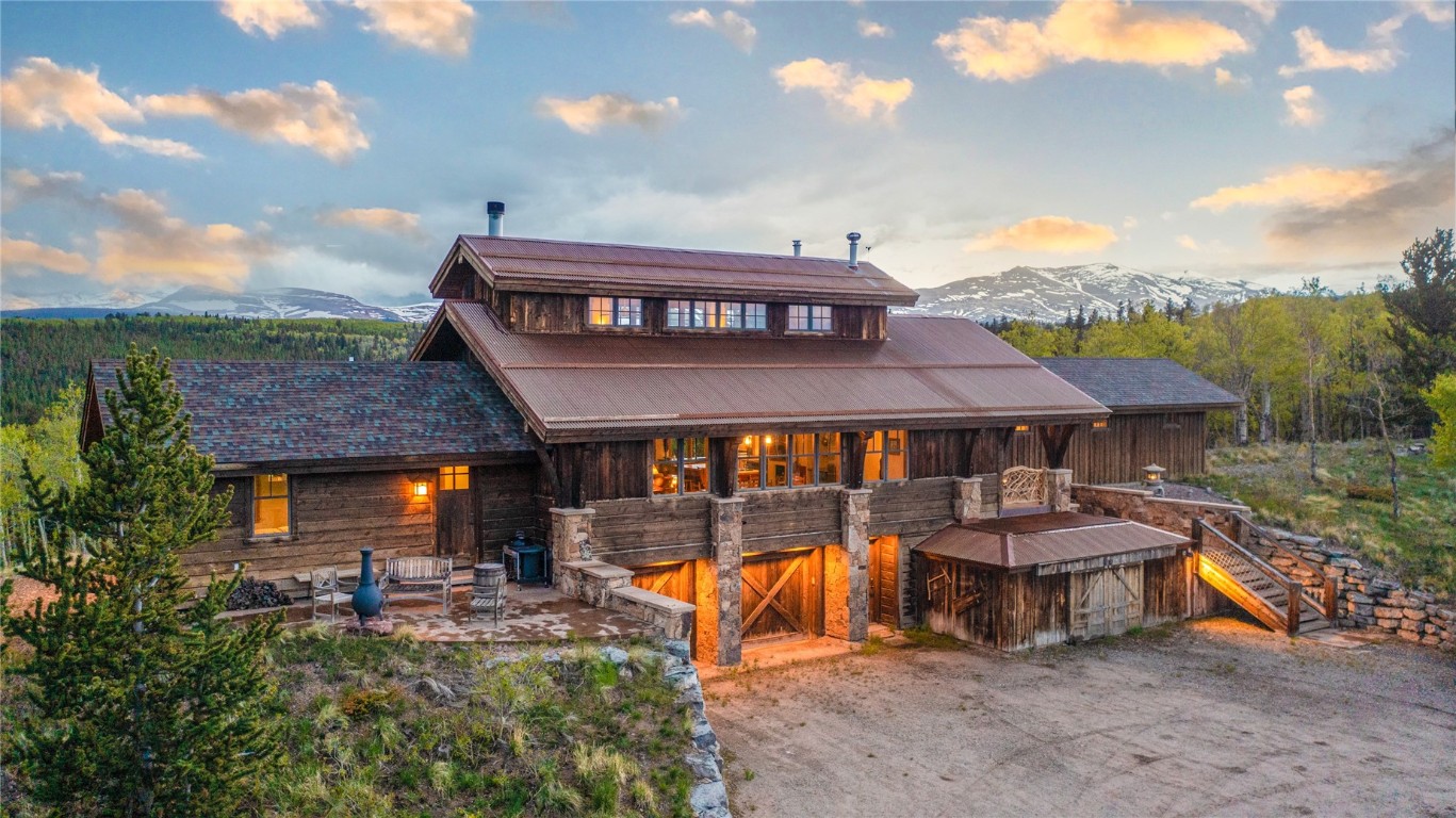 742 Lumberjack Road Fairplay, CO 80440 - Photo 35 of 35 a view of a house with a yard porch and sitting area