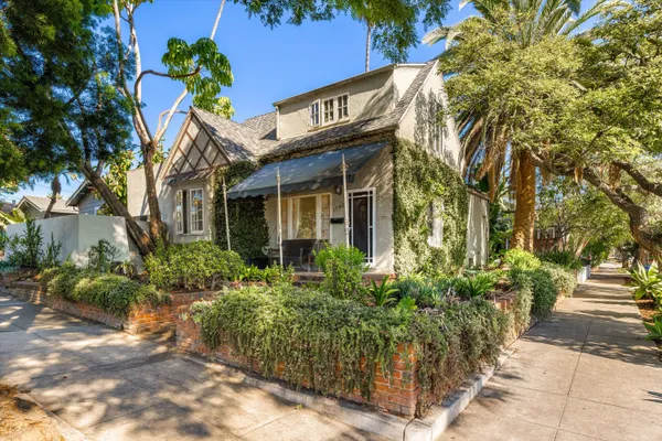 a front view of a house with a porch