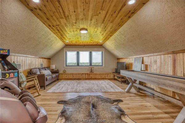 a living room with a couch and a table