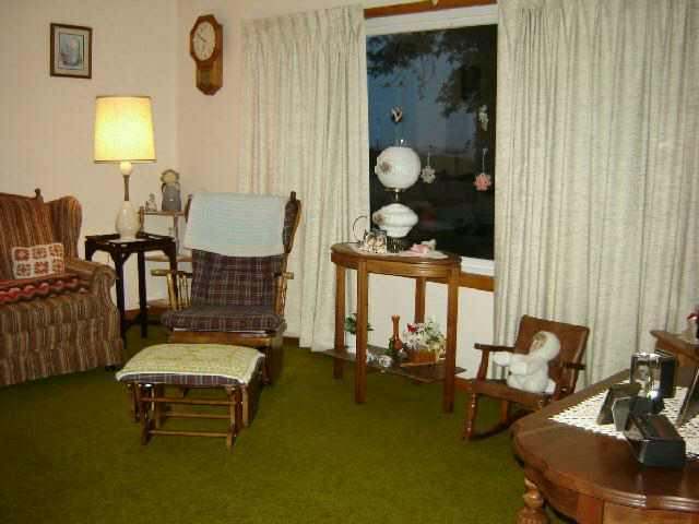 5138 Oakville Road Chadwick, IL 61014 - Photo 9 of 9 a living room with couches and a potted plant next to a window