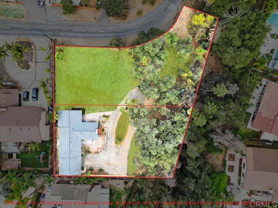 1165 Oak Drive Vista, CA 92084 - Photo 2 of 33 an aerial view of a house with a yard