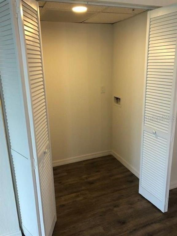 1272 Pierce Street Clearwater, FL 33756 - Photo 7 of 14 a view of a hallway with wooden floor