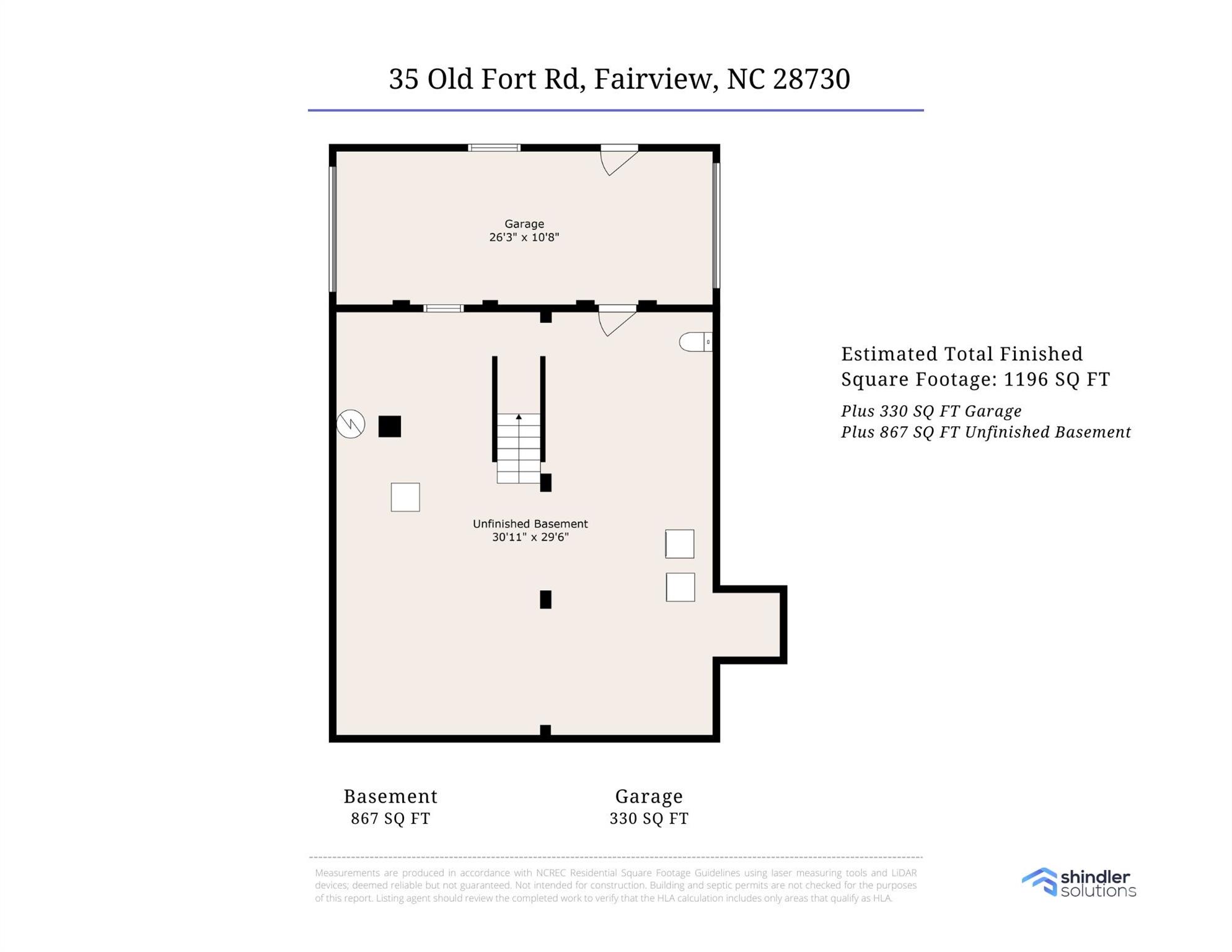 35 Old Fort Road Fairview, NC 28730 - Photo 29 of 30 a picture of a floor plan