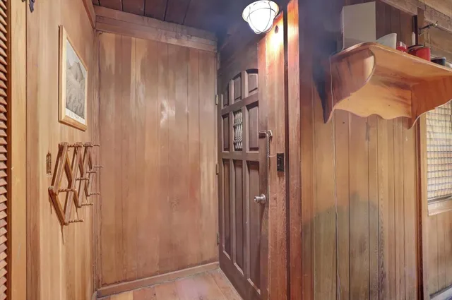 a view of front door