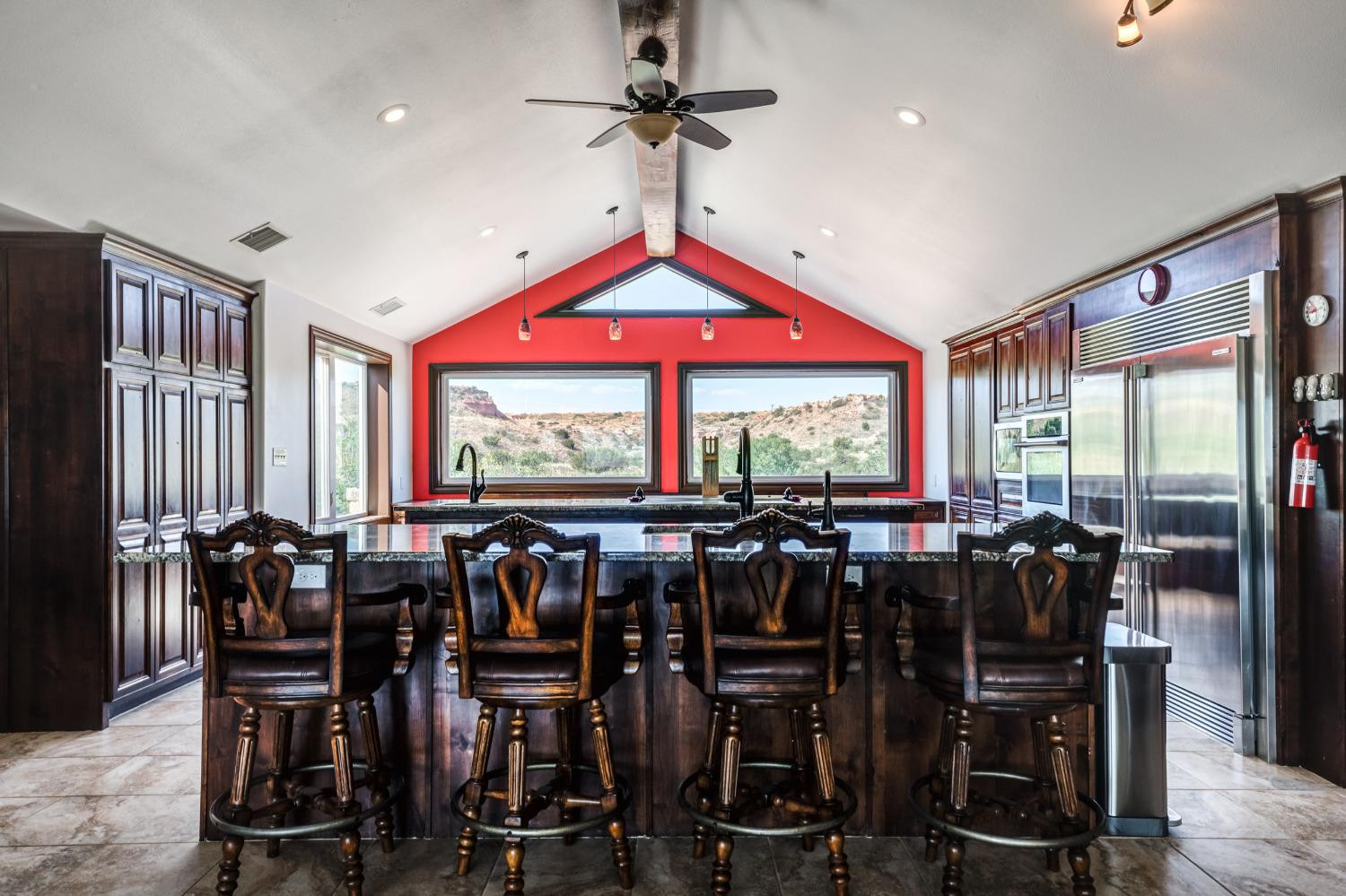 396 County Road 130 Slaton, TX 79364 - Photo 15 of 50 a view of a dining room with furniture window and outside view
