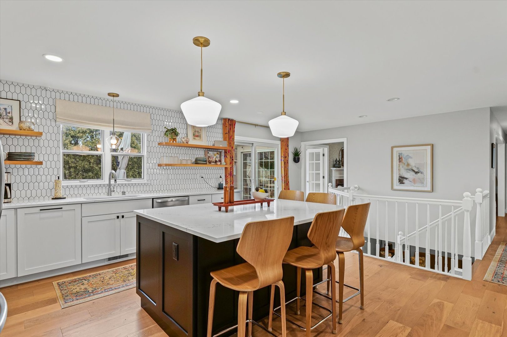 2504 Branch Road Champaign, IL 61822 - Photo 14 of 52 a large kitchen with a table and chairs