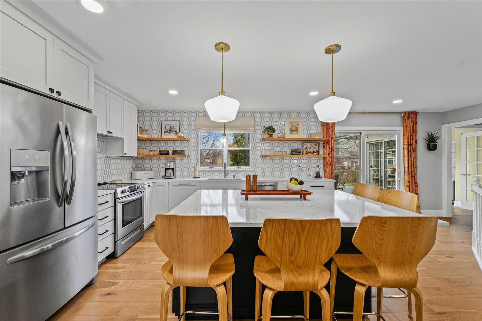 2504 Branch Road Champaign, IL 61822 - Photo 20 of 52 a large kitchen with a table and chairs