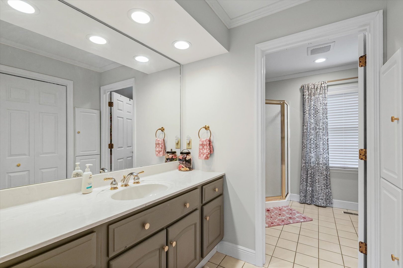2504 Branch Road Champaign, IL 61822 - Photo 25 of 52 a bathroom with a sink and a mirror