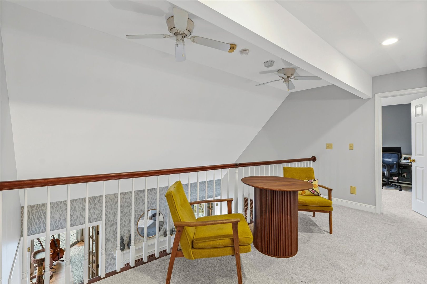 2504 Branch Road Champaign, IL 61822 - Photo 30 of 52 a living room with furniture and a floor to ceiling window