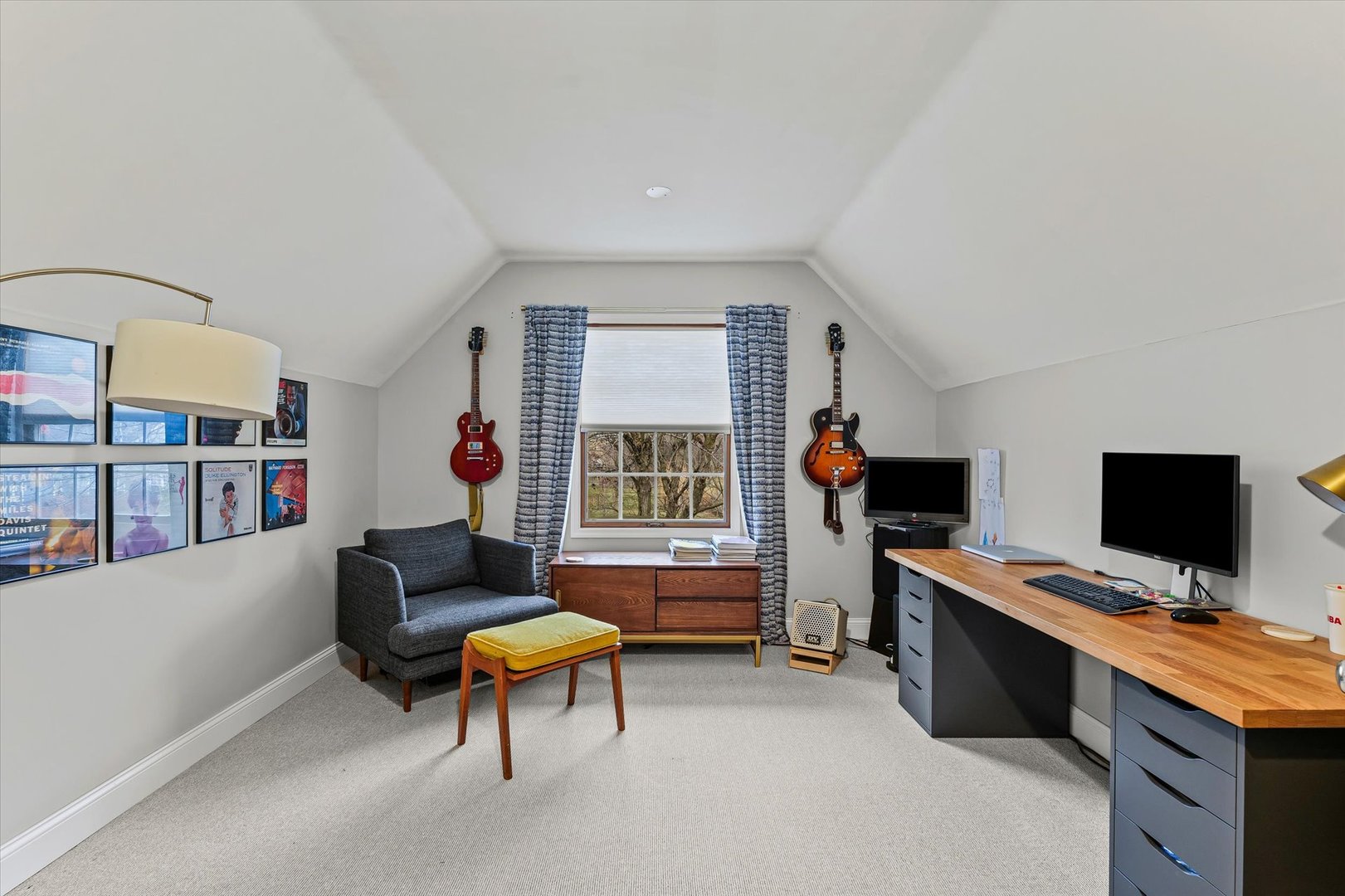 2504 Branch Road Champaign, IL 61822 - Photo 36 of 52 a living room with furniture and a flat screen tv
