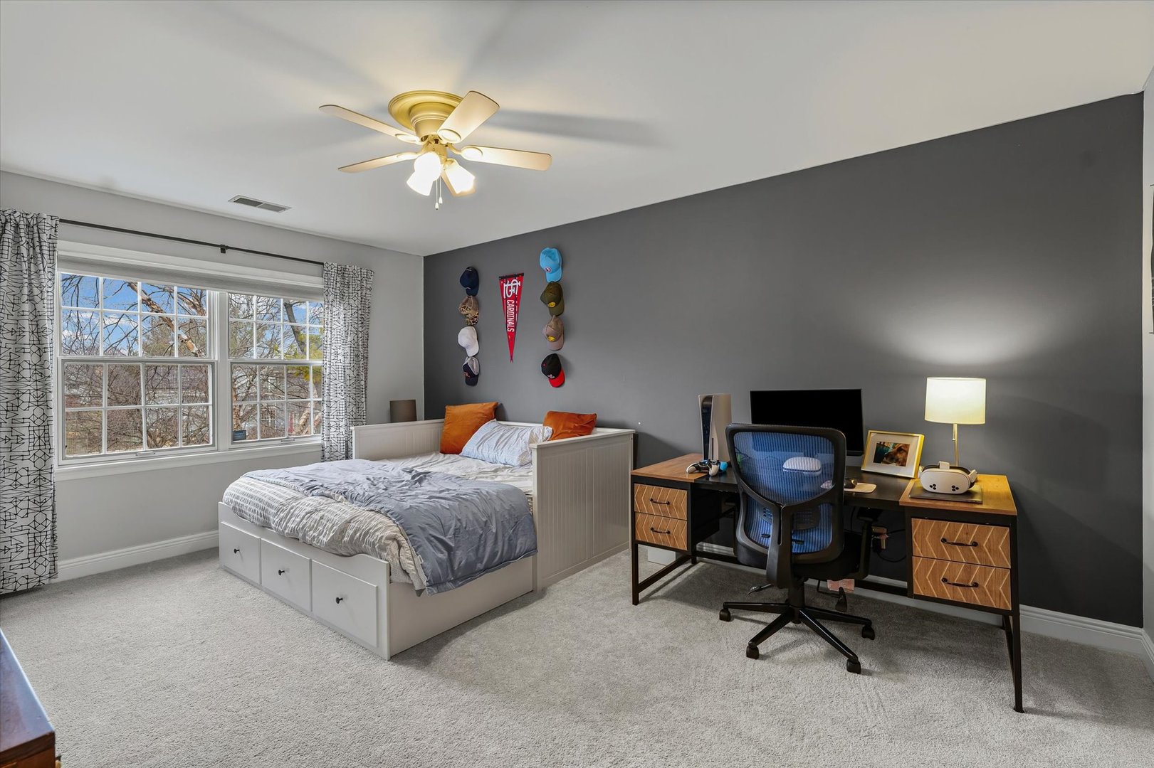 2504 Branch Road Champaign, IL 61822 - Photo 37 of 52 a living room with furniture and a chandelier