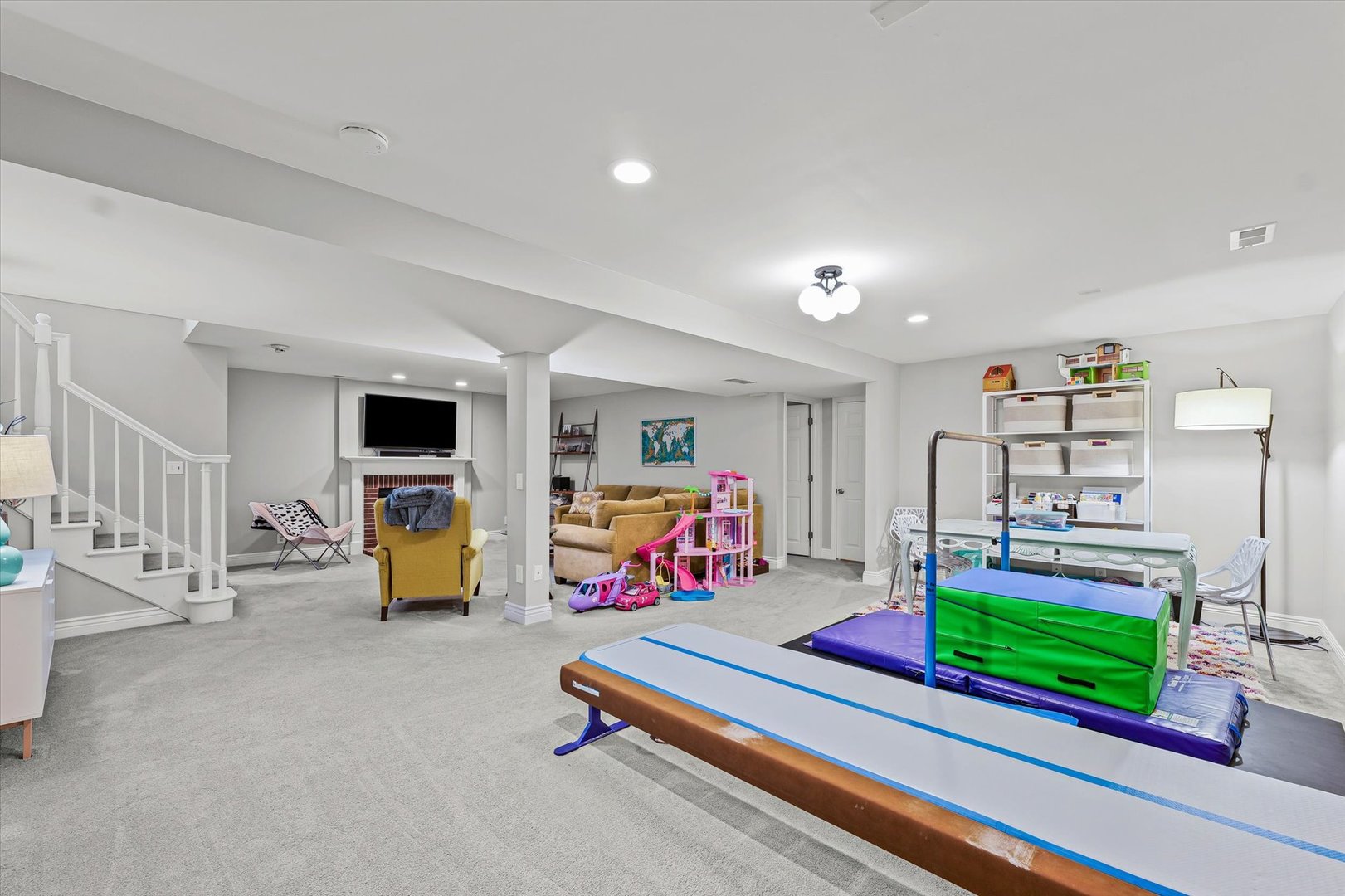 2504 Branch Road Champaign, IL 61822 - Photo 46 of 52 a living room with furniture and flat screen tv