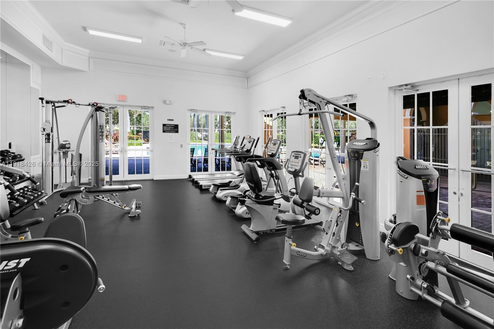 1516 Southwest 147th Avenue Pembroke Pines, FL 33027 - Photo 29 of 29 a view of a room with gym equipment