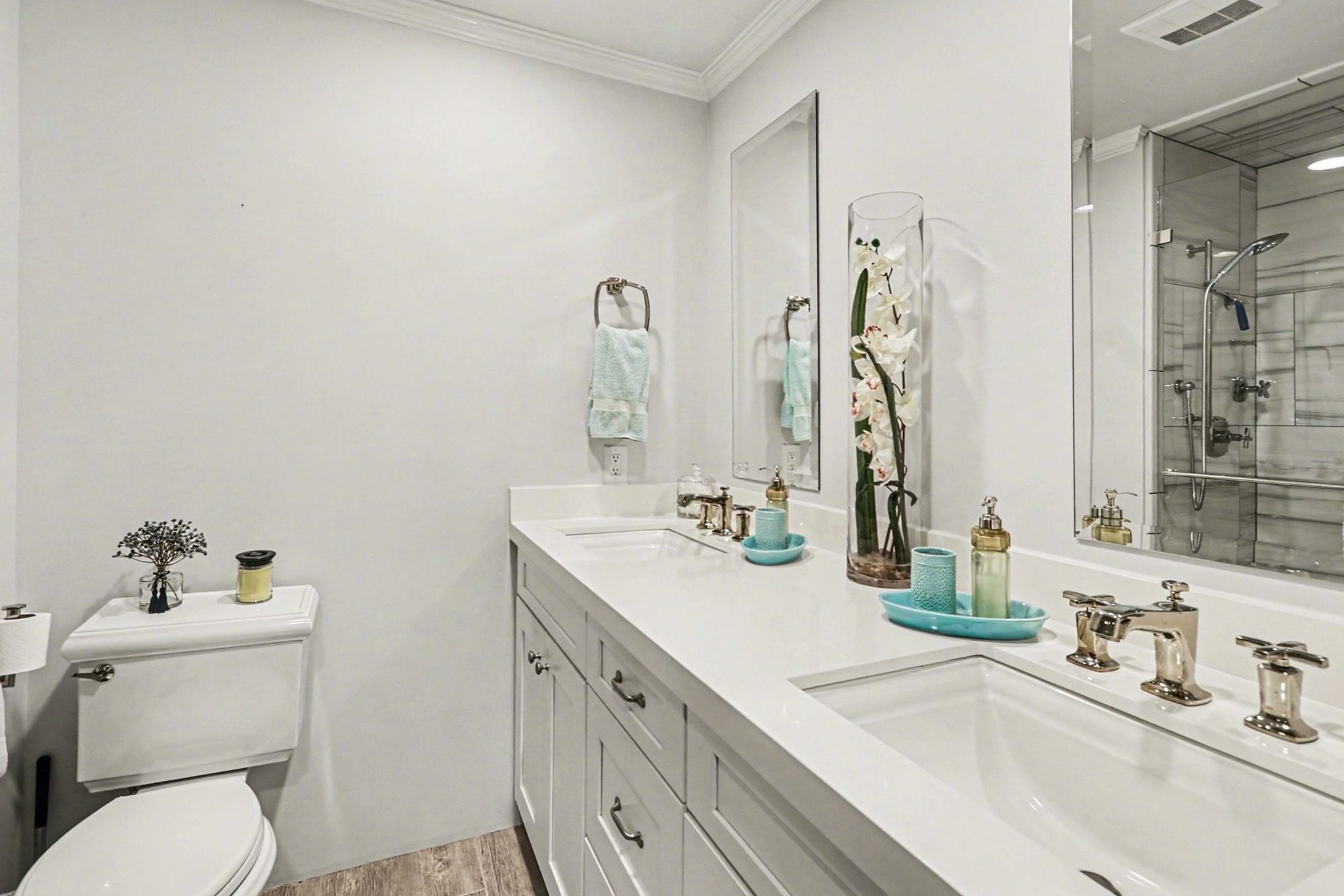 9407 Fondren Road Houston, TX 77074 - Photo 16 of 30 a bathroom with a sink and a toilet