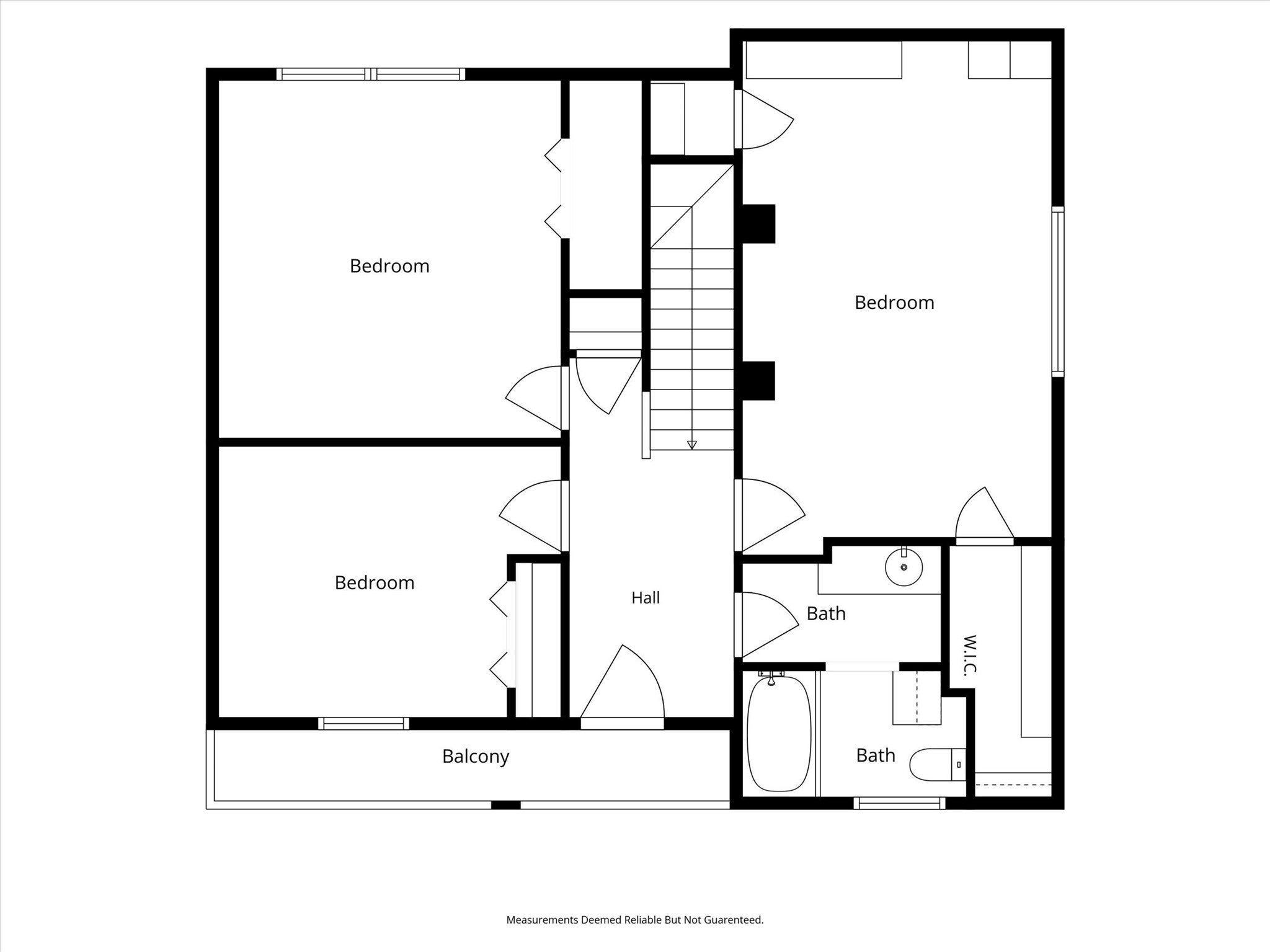 9103 Herts Road Spring, TX 77379 - Photo 43 of 46 Second-floor floorpan